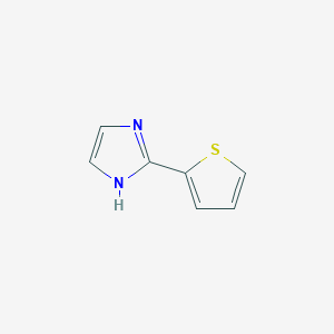 molecular formula C7H6N2S B146337 2-噻吩-2-基-1H-咪唑 CAS No. 136103-77-0
