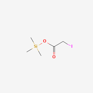 molecular formula C5H11IO2Si B14633703 Acetic acid, iodo-, trimethylsilyl ester CAS No. 55030-41-6