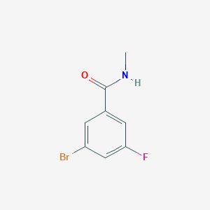 molecular formula C8H7BrFNO B1463371 3-bromo-5-fluoro-N-methylbenzamide CAS No. 1211635-62-9