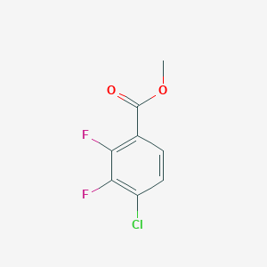 molecular formula C8H5ClF2O2 B1463374 Methyl 4-chloro-2,3-difluorobenzoate CAS No. 1214334-98-1
