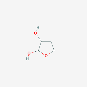 molecular formula C4H8O3 B14633760 Oxolane-2,3-diol CAS No. 56072-67-4