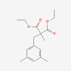 molecular formula C17H24O4 B14633864 Diethyl [(3,5-dimethylphenyl)methyl](methyl)propanedioate CAS No. 52528-74-2