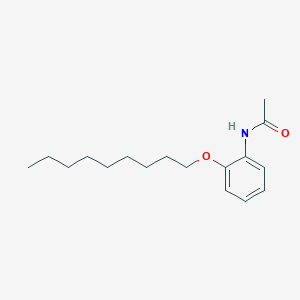 molecular formula C17H27NO2 B14633903 N-[2-(Nonyloxy)phenyl]acetamide CAS No. 55792-64-8