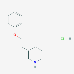 3-(2-Phenoxyethyl)piperidine hydrochloride