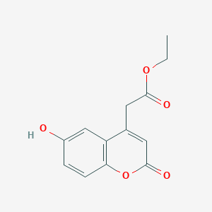 ethyl 2-(6-hydroxy-2-oxo-2H-chromen-4-yl)acetate