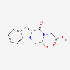2-{1,3-dioxo-1H,2H,3H,4H-pyrazino[1,2-a]indol-2-yl}acetic acid
