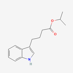 molecular formula C15H19NO2 B14634018 propan-2-yl 4-(1H-indol-3-yl)butanoate CAS No. 55747-33-6