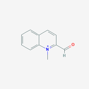 molecular formula C11H10NO+ B14634025 2-Formyl-1-methylquinolin-1-ium CAS No. 54628-24-9