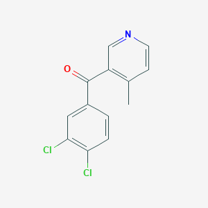 3-(3,4-Dichlorobenzoyl)-4-methylpyridine