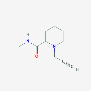 molecular formula C10H16N2O B1463407 N-methyl-1-(prop-2-yn-1-yl)piperidine-2-carboxamide CAS No. 1248290-11-0