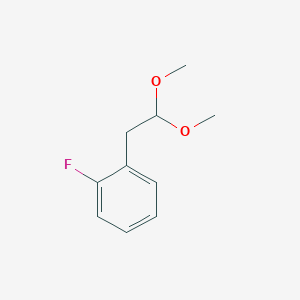 molecular formula C10H13FO2 B1463408 1-(2,2-Dimethoxyethyl)-2-fluorobenzene CAS No. 1269151-82-7