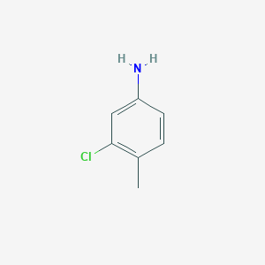 molecular formula C7H8ClN B146341 3-Chloro-4-methylaniline CAS No. 95-74-9