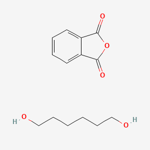 molecular formula C14H18O5 B14634172 2-Benzofuran-1,3-dione;hexane-1,6-diol CAS No. 54797-78-3