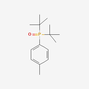 molecular formula C15H25OP B14634183 Phosphine oxide, bis(1,1-dimethylethyl)(4-methylphenyl)- CAS No. 55454-48-3