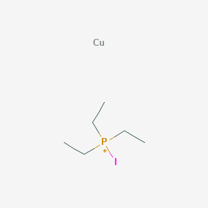 molecular formula C6H15CuIP+ B14634187 Copper;triethyl(iodo)phosphanium CAS No. 56667-47-1