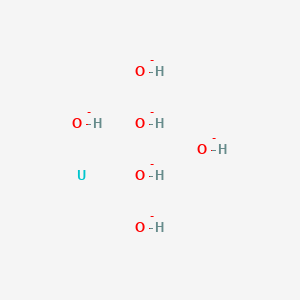 molecular formula H6O6U-6 B14634193 Uranium;hexahydroxide CAS No. 53321-74-7