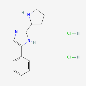 4-phenyl-2-pyrrolidin-2-yl-1H-imidazole dihydrochloride