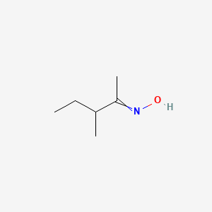 molecular formula C6H13NO B14634239 N-(3-Methylpentan-2-ylidene)hydroxylamine CAS No. 56134-19-1