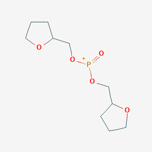 molecular formula C10H18O5P+ B14634261 Oxobis[(oxolan-2-yl)methoxy]phosphanium CAS No. 55554-05-7