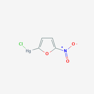 molecular formula C4H2ClHgNO3 B14634272 Chloro(5-nitrofuran-2-yl)mercury CAS No. 55100-32-8