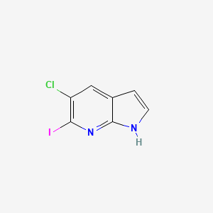 5-Chloro-6-iodo-1H-pyrrolo[2,3-b]pyridine