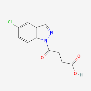 4-(5-Chloro-1H-indazol-1-yl)-4-oxobutanoic acid