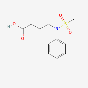 4-[(4-Methylphenyl)(methylsulfonyl)amino]butanoic acid