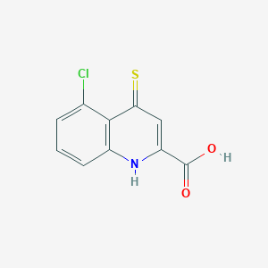 molecular formula C10H6ClNO2S B146345 5-Chlorothiokynurenic acid CAS No. 136036-87-8