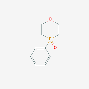 molecular formula C10H13O2P B14634719 1,4-Oxaphosphorinane, 4-phenyl-, 4-oxide CAS No. 52427-43-7