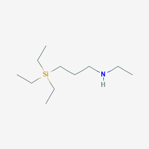 molecular formula C11H27NSi B14634738 N-Ethyl-3-(triethylsilyl)propan-1-amine CAS No. 53677-40-0