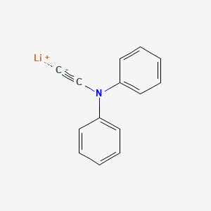 molecular formula C14H10LiN B14634761 lithium;N-ethynyl-N-phenylaniline CAS No. 54098-17-8