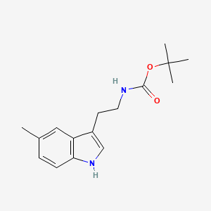 tert-butyl [2-(5-methyl-1H-indol-3-yl)ethyl]carbamate