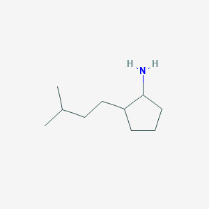 molecular formula C10H21N B1463478 2-(3-Methylbutyl)cyclopentan-1-amine CAS No. 1248231-03-9