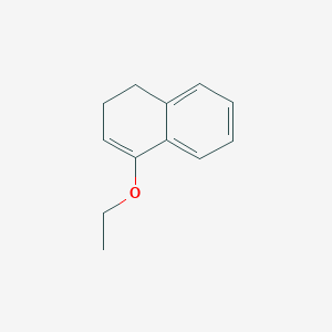 molecular formula C12H14O B14634782 Naphthalene, 4-ethoxy-1,2-dihydro- CAS No. 52772-56-2