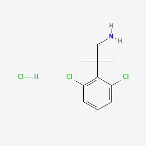 2-(2,6-Dichlorophenyl)-2-methylpropan-1-amine hydrochloride