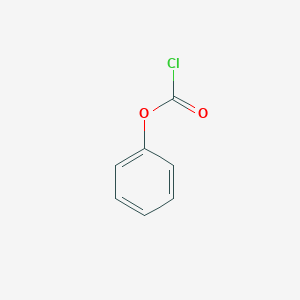 molecular formula C7H5ClO2<br>C6H5OCOCl<br>C7H5ClO2 B146348 苯基氯甲酸酯 CAS No. 1885-14-9
