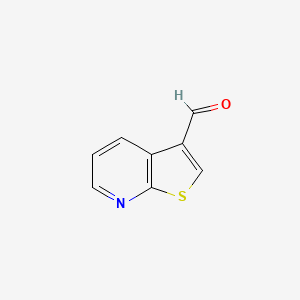 molecular formula C8H5NOS B14634814 Thieno[2,3-b]pyridine-3-carbaldehyde CAS No. 53174-99-5