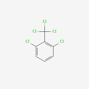 molecular formula C7H3Cl5 B14634836 1,3-Dichloro-2-(trichloromethyl)benzene CAS No. 54730-36-8
