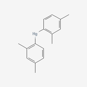 molecular formula C16H18Hg B14634860 Bis(2,4-dimethylphenyl)mercury CAS No. 56457-44-4