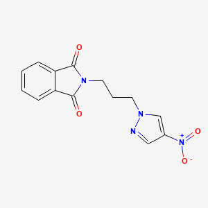 2-[3-(4-Nitro-1H-pyrazol-1-yl)propyl]-1H-isoindole-1,3(2H)-dione