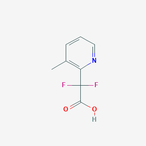 Difluoro(3-methylpyridin-2-yl)acetic acid