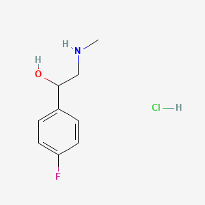 molecular formula C9H13ClFNO B1463494 1-(4-Fluorophenyl)-2-(methylamino)ethan-1-ol hydrochloride CAS No. 2794-41-4