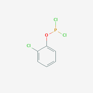 molecular formula C6H4Cl3OP B14634983 Dichloro-(2-chloro-phenoxy)-phosphane CAS No. 56225-92-4