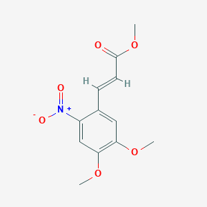 methyl (2E)-3-(4,5-dimethoxy-2-nitrophenyl)acrylate
