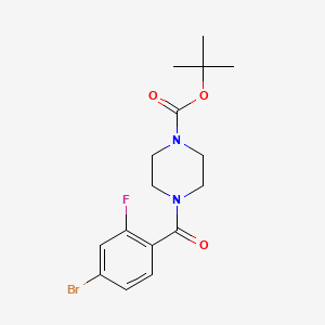 Tert-butyl 4-(4-bromo-2-fluorobenzoyl)piperazine-1-carboxylate