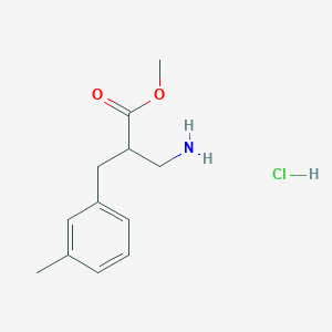 Methyl 3-amino-2-[(3-methylphenyl)methyl]propanoate hydrochloride