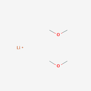 molecular formula C4H12LiO2+ B14635061 Lithium;methoxymethane CAS No. 53259-69-1