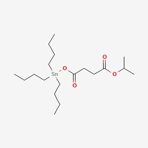 molecular formula C19H38O4Sn B14635118 Tributyltin isopropyl succinate CAS No. 53404-82-3