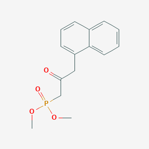 molecular formula C15H17O4P B14635161 Dimethyl [3-(naphthalen-1-yl)-2-oxopropyl]phosphonate CAS No. 52344-45-3