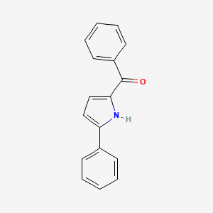 molecular formula C17H13NO B14635169 phenyl(5-phenyl-1H-pyrrol-2-yl)methanone CAS No. 56900-73-3